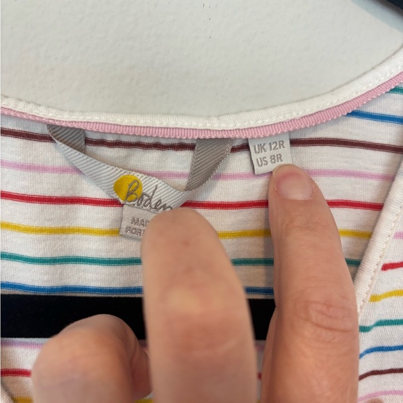 Boden Rainbow V-Neck Dolman Sleeve Maxi Dress Medium - Picture 5 of 7